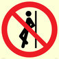 PV11316: Prohibition: No leaning against