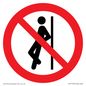 PV11316: Prohibition: No leaning against