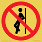 PV11316: Prohibition: No leaning against