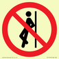 PV11316: Prohibition: No leaning against