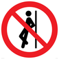 PV11316: Prohibition: No leaning against