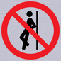 PV11316: Prohibition: No leaning against