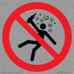 PV11320: Prohibition: Not for people in the state of intoxication
