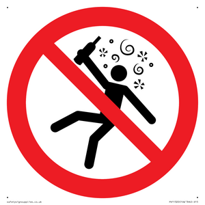 PV11320: Prohibition: Not for people in the state of intoxication