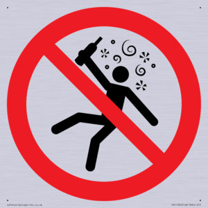 PV11320: Prohibition: Not for people in the state of intoxication