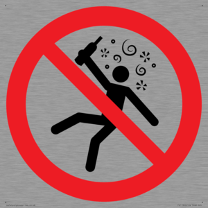 PV11320: Prohibition: Not for people in the state of intoxication