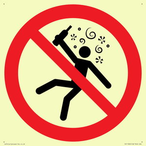 PV11320: Prohibition: Not for people in the state of intoxication