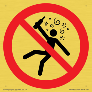 PV11320: Prohibition: Not for people in the state of intoxication