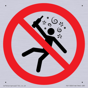 PV11320: Prohibition: Not for people in the state of intoxication