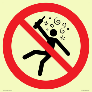PV11320: Prohibition: Not for people in the state of intoxication
