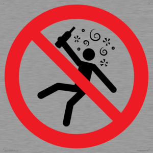 PV11320: Prohibition: Not for people in the state of intoxication