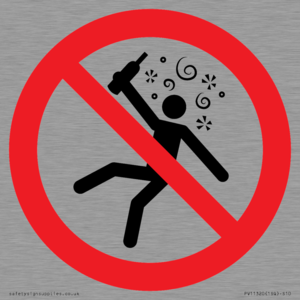 PV11320: Prohibition: Not for people in the state of intoxication