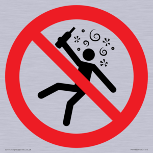 PV11320: Prohibition: Not for people in the state of intoxication