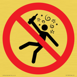 PV11320: Prohibition: Not for people in the state of intoxication