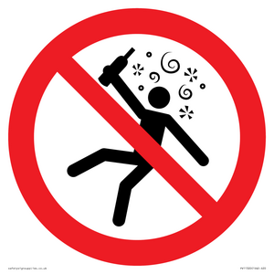 PV11320: Prohibition: Not for people in the state of intoxication