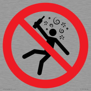 PV11320: Prohibition: Not for people in the state of intoxication