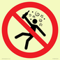 PV11320: Prohibition: Not for people in the state of intoxication