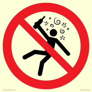 PV11320: Prohibition: Not for people in the state of intoxication