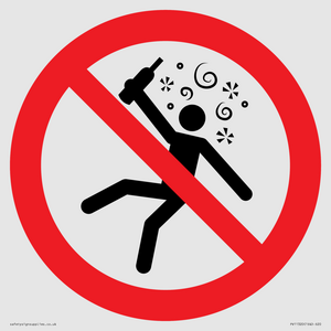 PV11320: Prohibition: Not for people in the state of intoxication