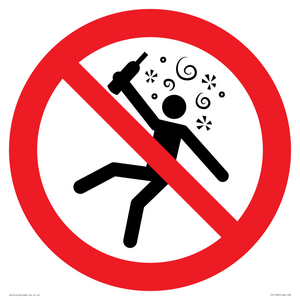 PV11320: Prohibition: Not for people in the state of intoxication