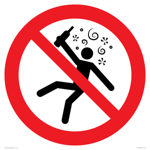 PV11320: Prohibition: Not for people in the state of intoxication