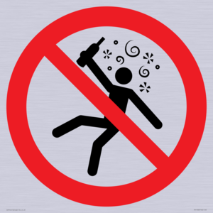 PV11320: Prohibition: Not for people in the state of intoxication