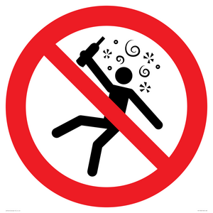 PV11320: Prohibition: Not for people in the state of intoxication