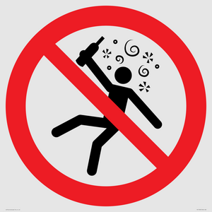 PV11320: Prohibition: Not for people in the state of intoxication