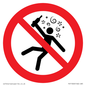 PV11320: Prohibition: Not for people in the state of intoxication