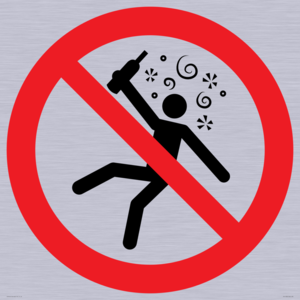 PV11320: Prohibition: Not for people in the state of intoxication