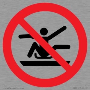 PV11326: Prohibition: Do not stretch out of toboggan