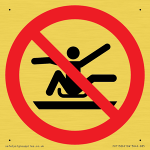 PV11326: Prohibition: Do not stretch out of toboggan