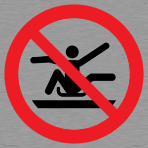 PV11326: Prohibition: Do not stretch out of toboggan