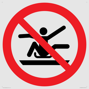PV11326: Prohibition: Do not stretch out of toboggan