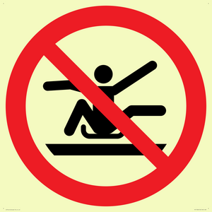 PV11326: Prohibition: Do not stretch out of toboggan