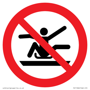 PV11326: Prohibition: Do not stretch out of toboggan