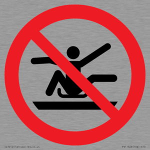 PV11326: Prohibition: Do not stretch out of toboggan