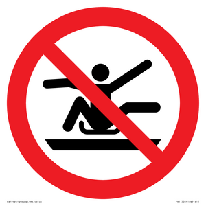 PV11326: Prohibition: Do not stretch out of toboggan