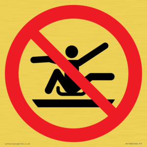 PV11326: Prohibition: Do not stretch out of toboggan
