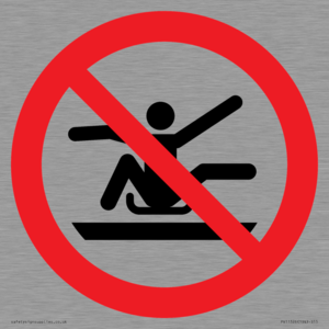 PV11326: Prohibition: Do not stretch out of toboggan