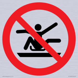 PV11326: Prohibition: Do not stretch out of toboggan