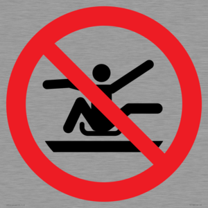 PV11326: Prohibition: Do not stretch out of toboggan