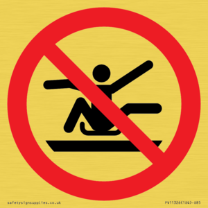 PV11326: Prohibition: Do not stretch out of toboggan