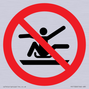PV11326: Prohibition: Do not stretch out of toboggan