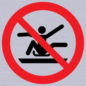 PV11326: Prohibition: Do not stretch out of toboggan