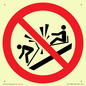 PV11328: Prohibition: Do not ram into toboggans