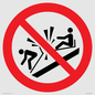 PV11328: Prohibition: Do not ram into toboggans