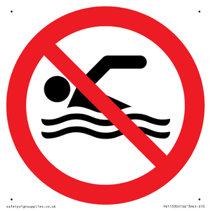 PV11330: Prohibition: No swimming