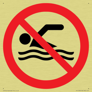PV11330: Prohibition: No swimming