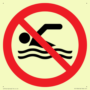 PV11330: Prohibition: No swimming